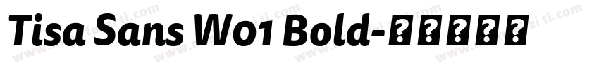 Tisa Sans W01 Bold字体转换